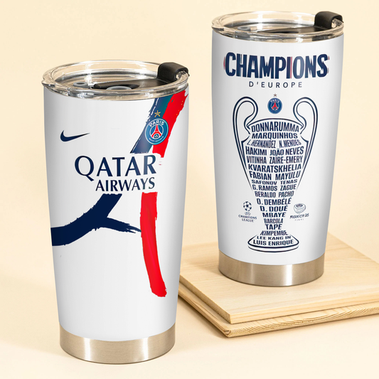Paris SG UEFA Champions League V7 Winner Tumbler DDTCTND