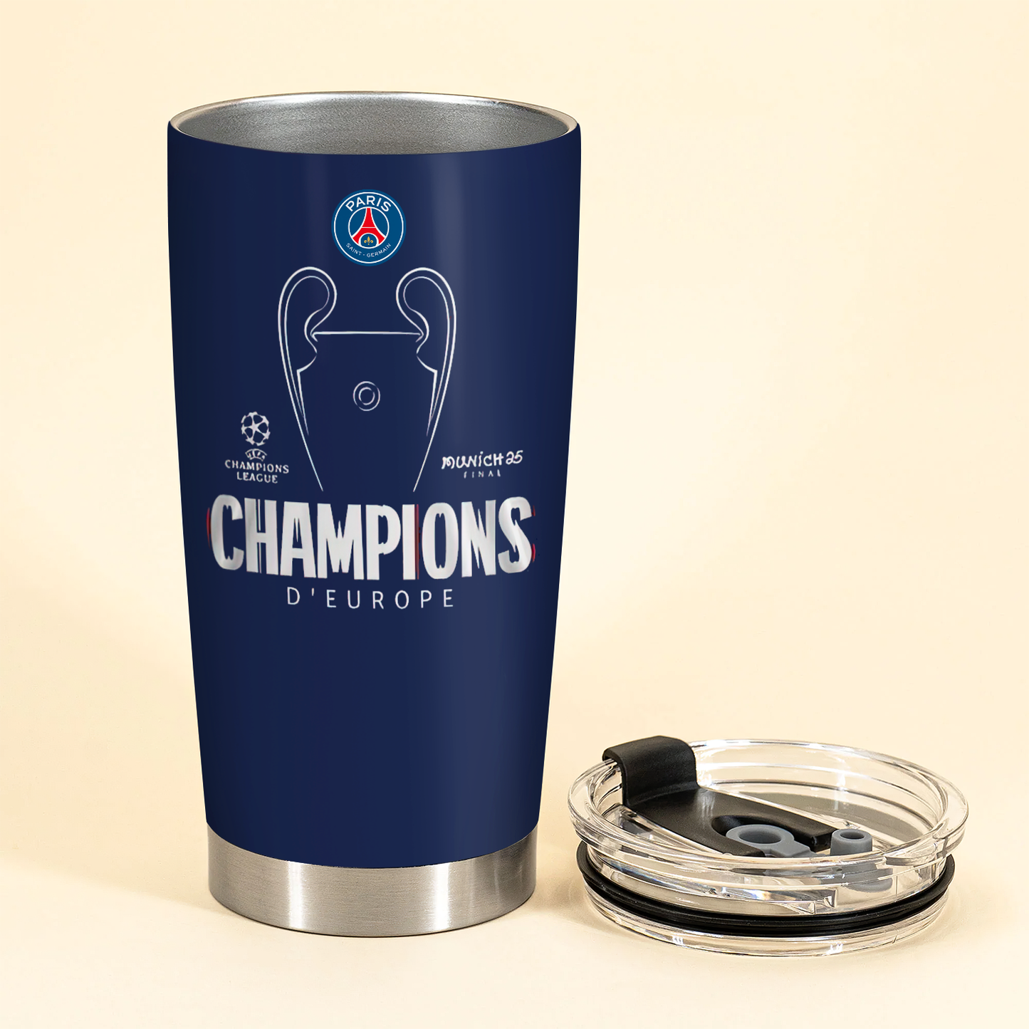 Paris SG UEFA Champions League V11 Winner Tumbler DDTCTND