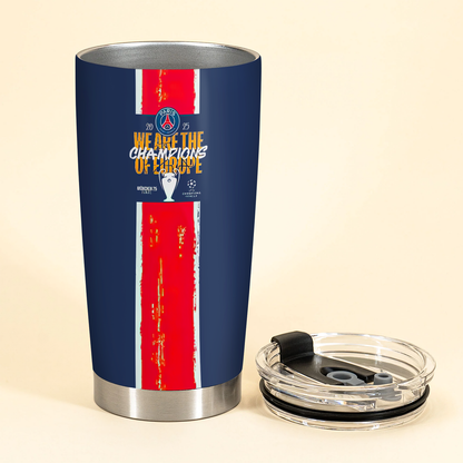 Paris SG UEFA Champions League V15 Winner Tumbler DDTCTND