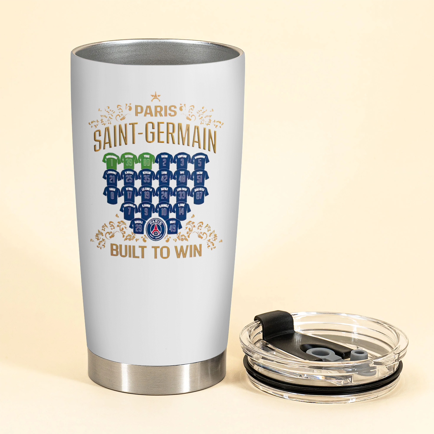 Paris SG UEFA Champions League V6 Winner Tumbler DDTCTND