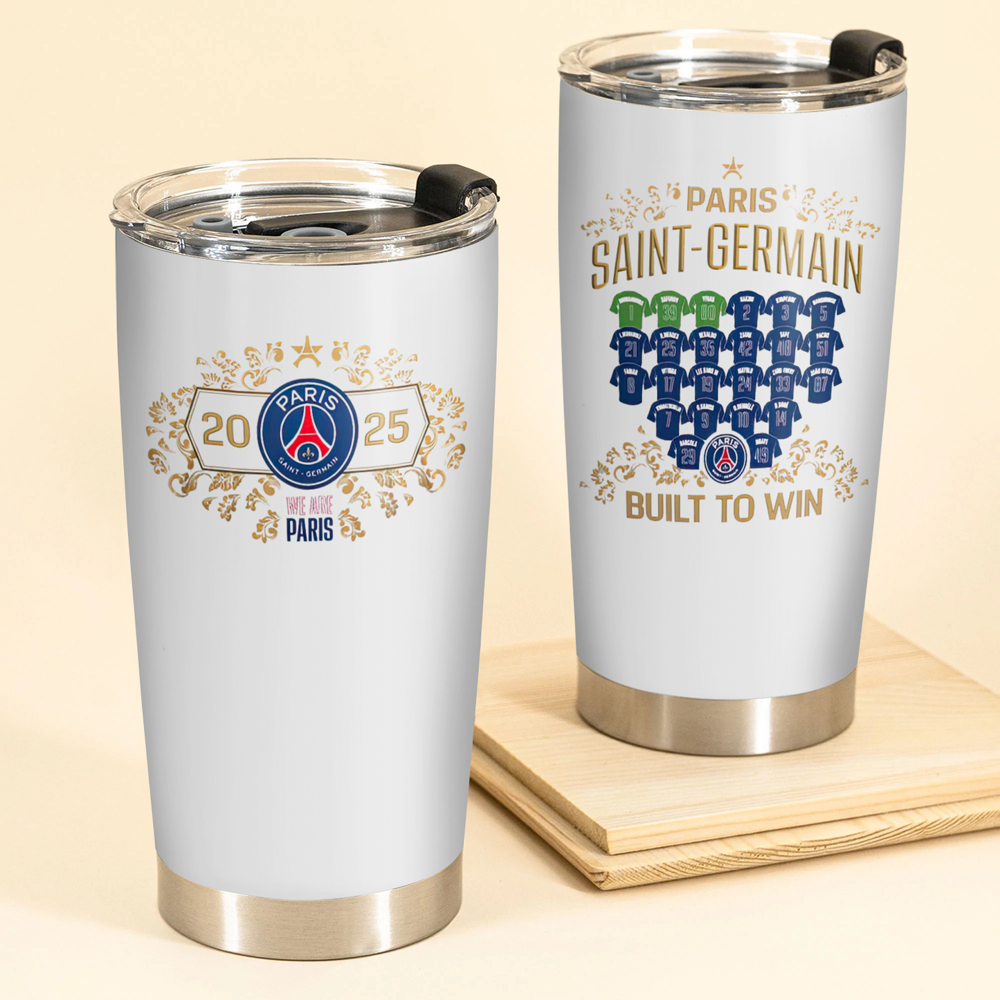 Paris SG UEFA Champions League V6 Winner Tumbler DDTCTND