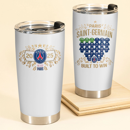 Paris SG UEFA Champions League V6 Winner Tumbler DDTCTND