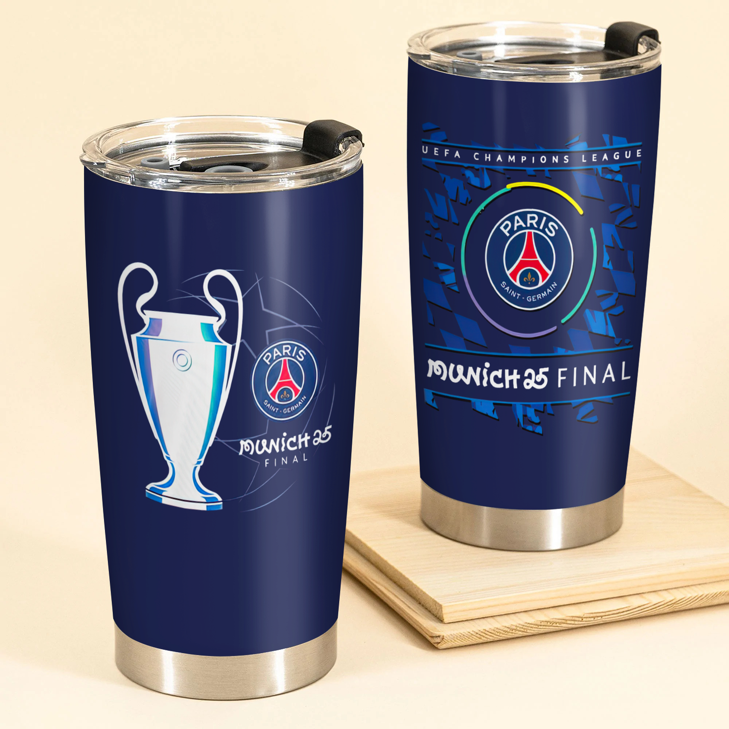 Paris SG UEFA Champions League V23 Winner Tumbler DDTCTND