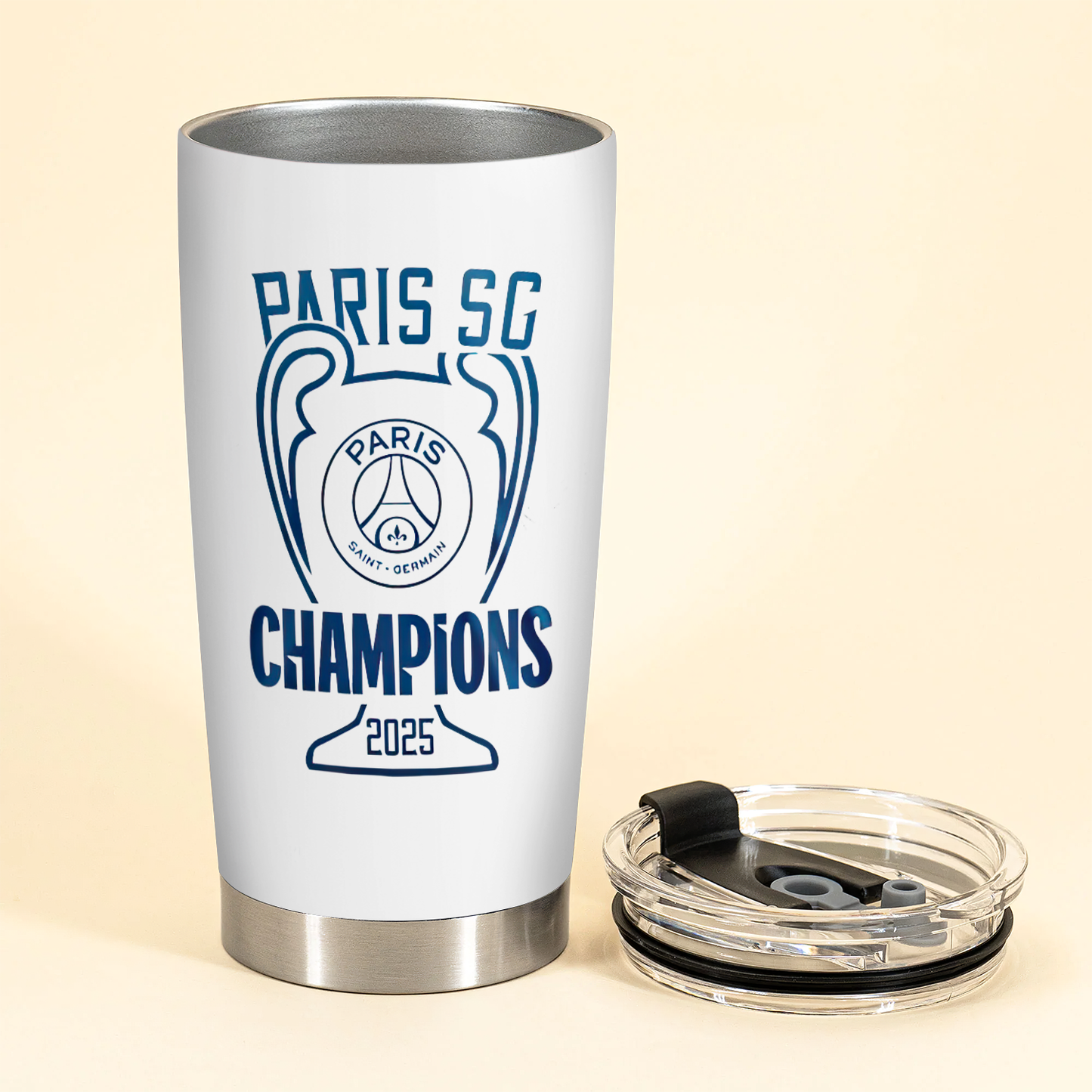 Paris SG UEFA Champions League V12 Winner Tumbler DDTCTND