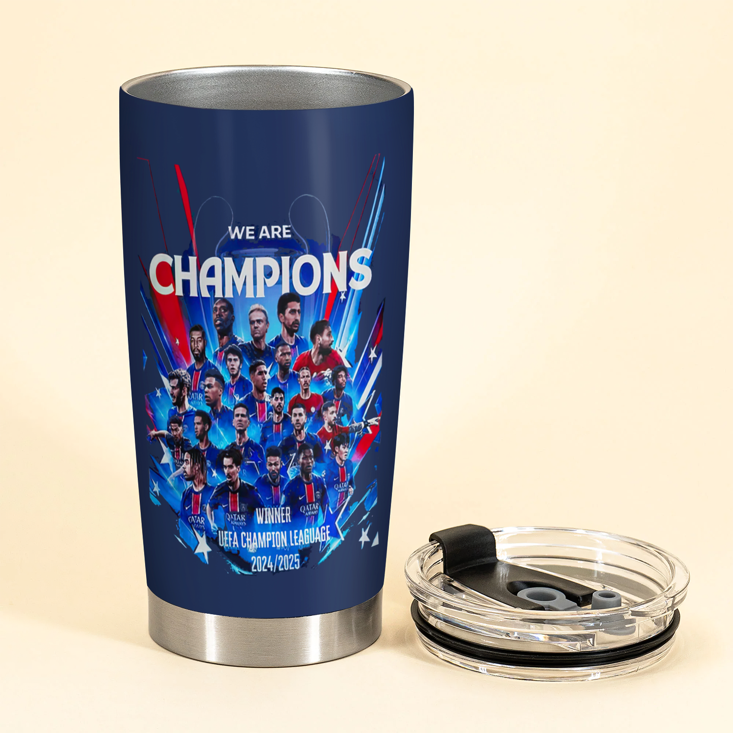 Paris SG UEFA Champions League V15 Winner Tumbler DDTCTND