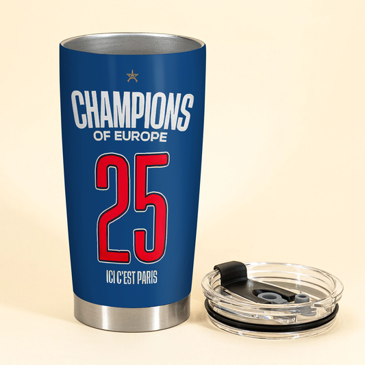 Paris SG UEFA Champions League V2 Winner Tumbler DDTCTND