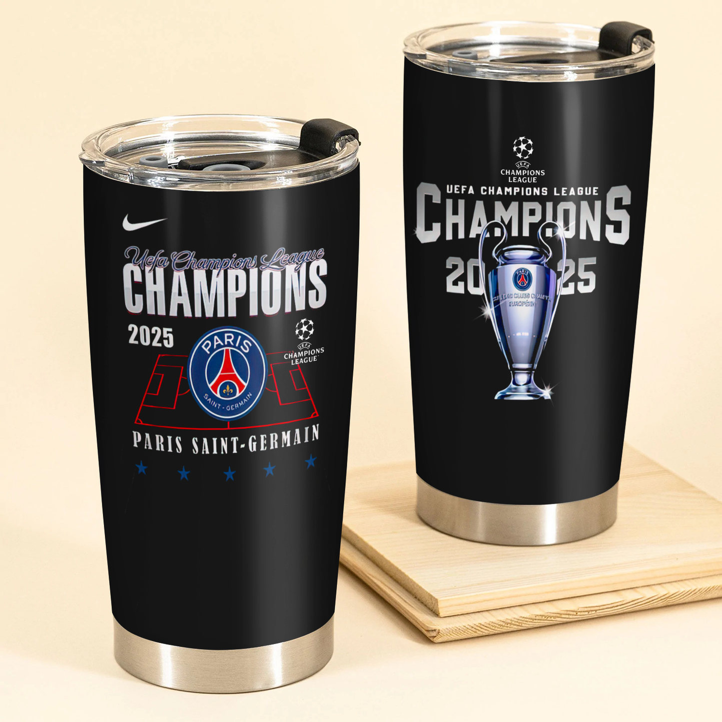 Paris SG UEFA Champions League V9 Winner Tumbler DDTCTND