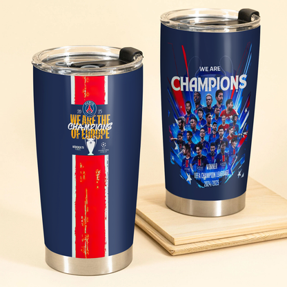 Paris SG UEFA Champions League V15 Winner Tumbler DDTCTND