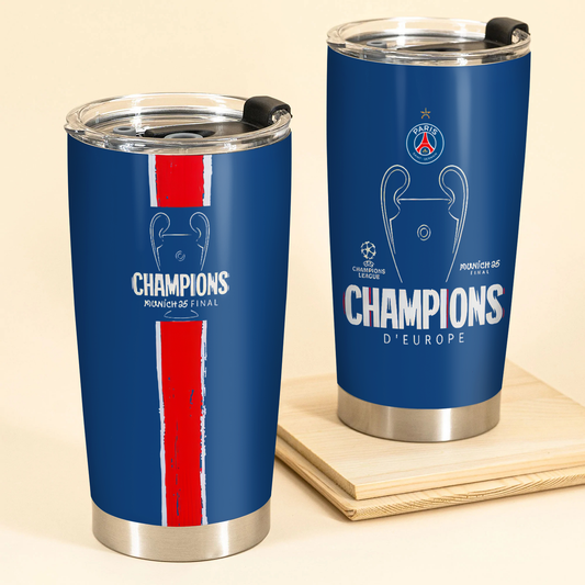 Paris SG UEFA Champions League V3 Winner Tumbler DDTCTND