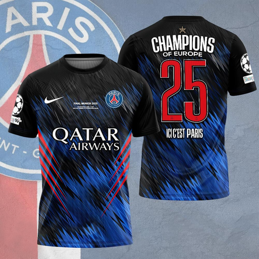 Paris SG UEFA Champions League Champions V33 Shirt DDTTTV