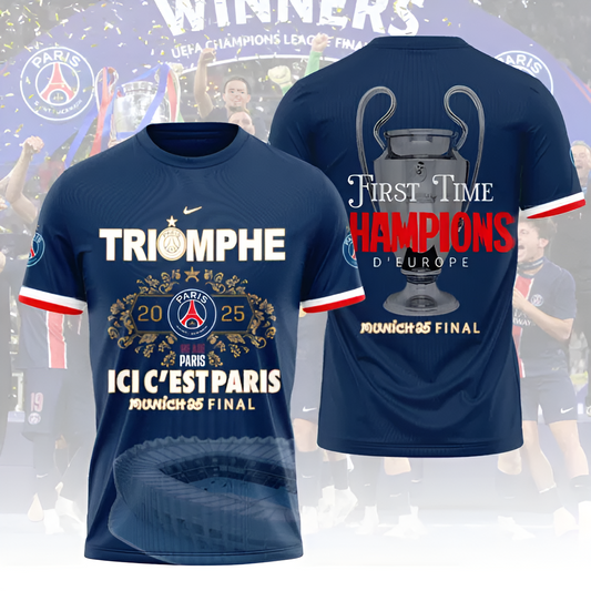 Paris SG UEFA Champions League Champions V36 Shirt DDTNTL
