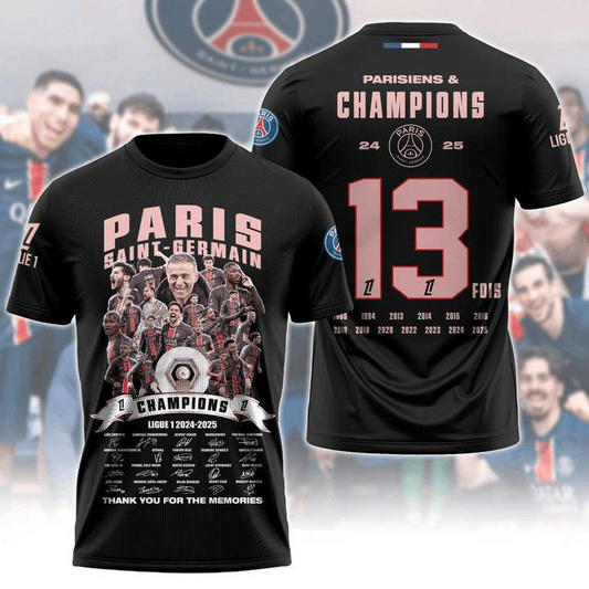 Paris SG UEFA Champions League Champions V31 Shirt DDTNTL