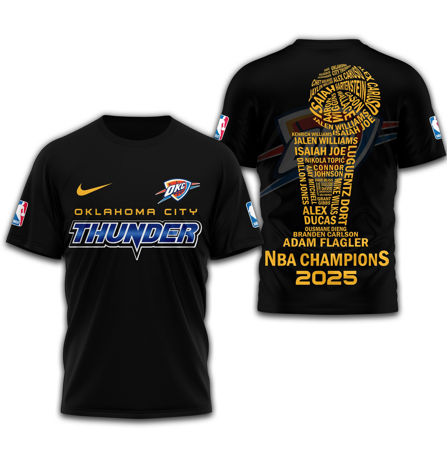 OKC NBA Finals Champions 2025 V11 Shirt DDT TTV