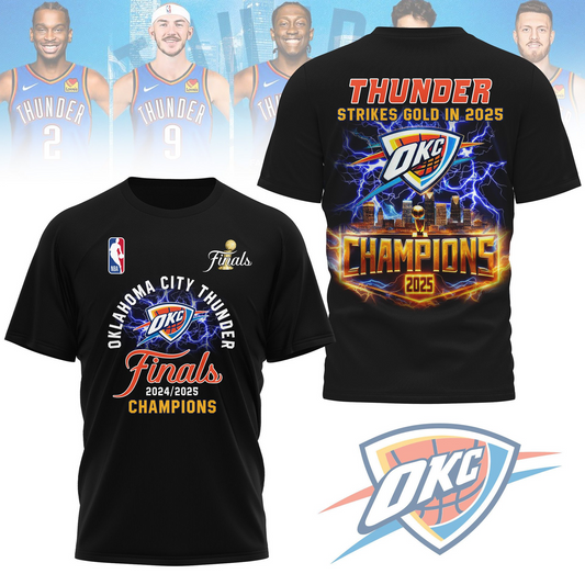 OKC NBA Finals Champions 2025 V16 Shirt DDT TTV