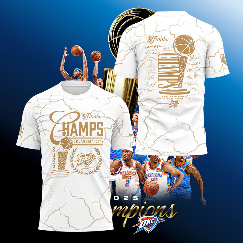 OKC NBA Finals Champions 2025 V35 Shirt DDT TTV