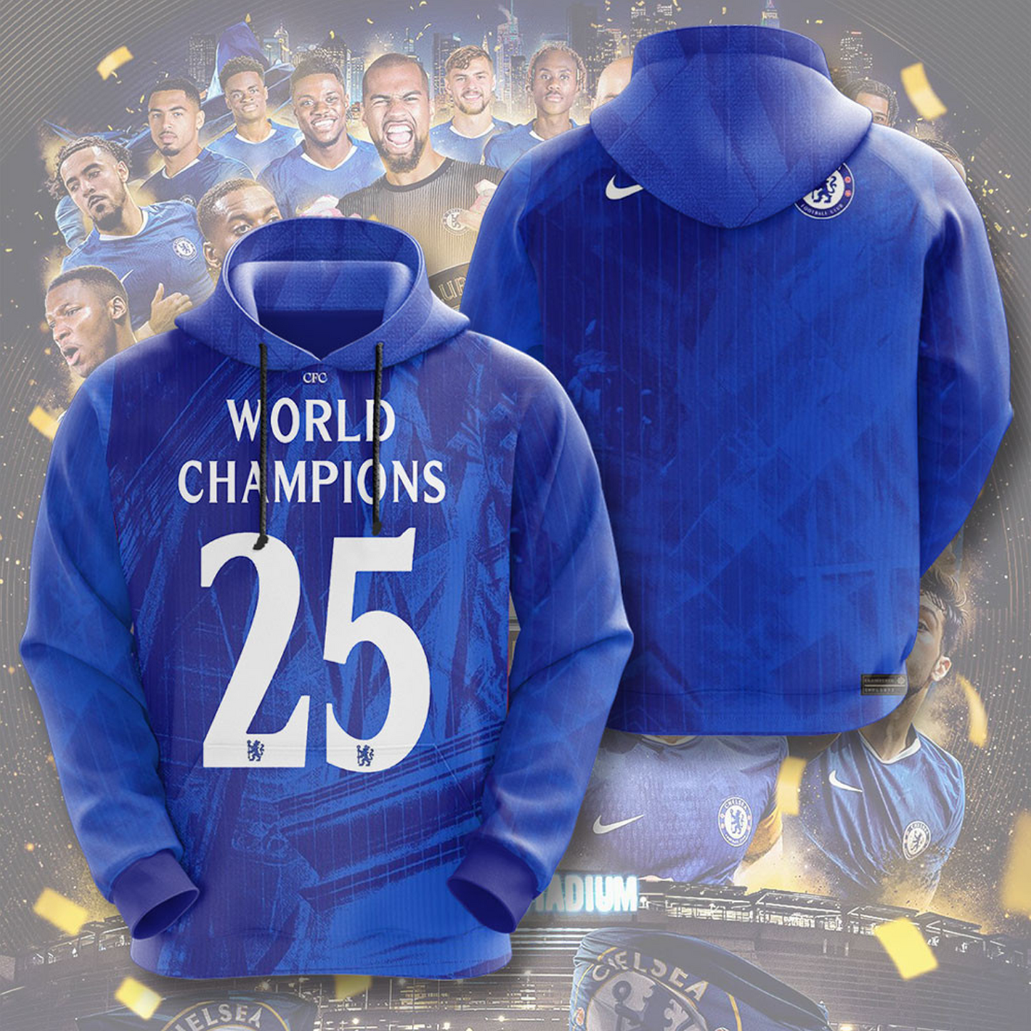 CHE F.C. Champions 2025 3D Shirt V6 1607 DatND DVT