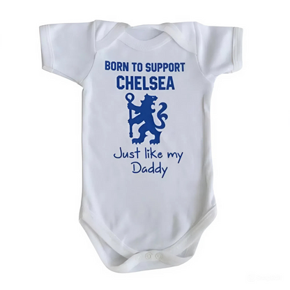 CHE F.C Soccer Jersey , Baby Rib Bodysuit Sizes V1 DATND TANTD