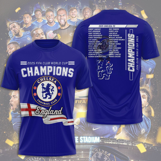 CHE F.C. Champions 2025 3D Shirt V7 1607 DatND DVT
