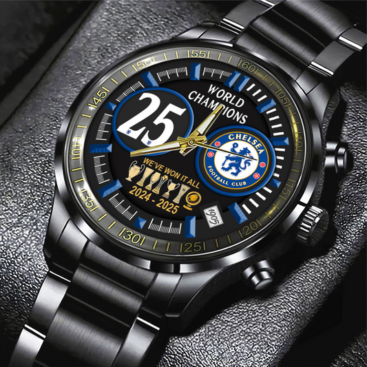 CHE F.C. Champions 2025 Steel Watch V1 1607 DatND DVT