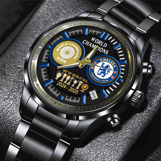 CHE F.C. Champions 2025 Steel Watch V2 1607 DatND DVT