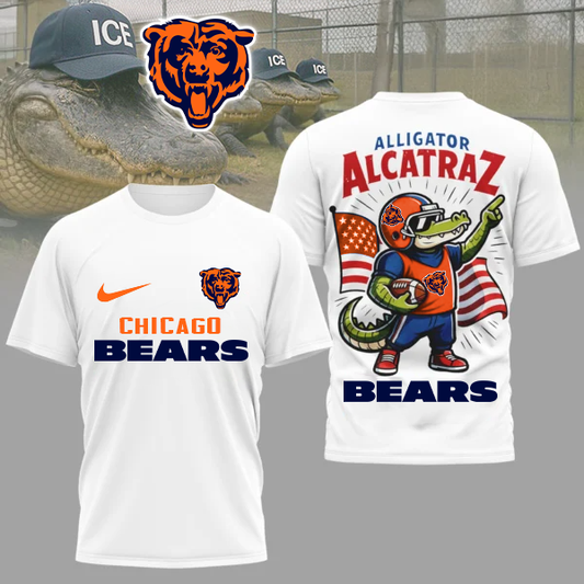 CHI Premium NFL x Alligator Alcatraz 3D Shirt DDT 220725 TTV