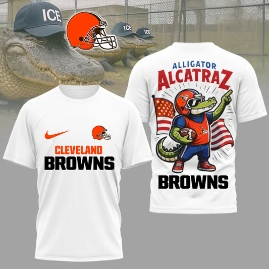 CLE Premium NFL x Alligator Alcatraz 3D Shirt DDT 220725 TTV