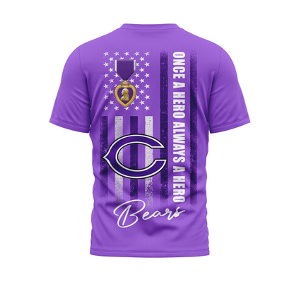 CHI Premium National Purple Hear Day 3D Shirt DDT TTV