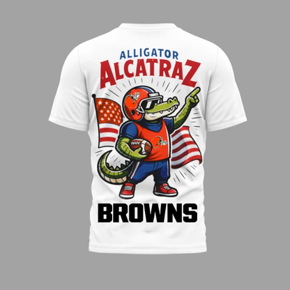 CLE Premium NFL x Alligator Alcatraz 3D Shirt DDT 220725 TTV