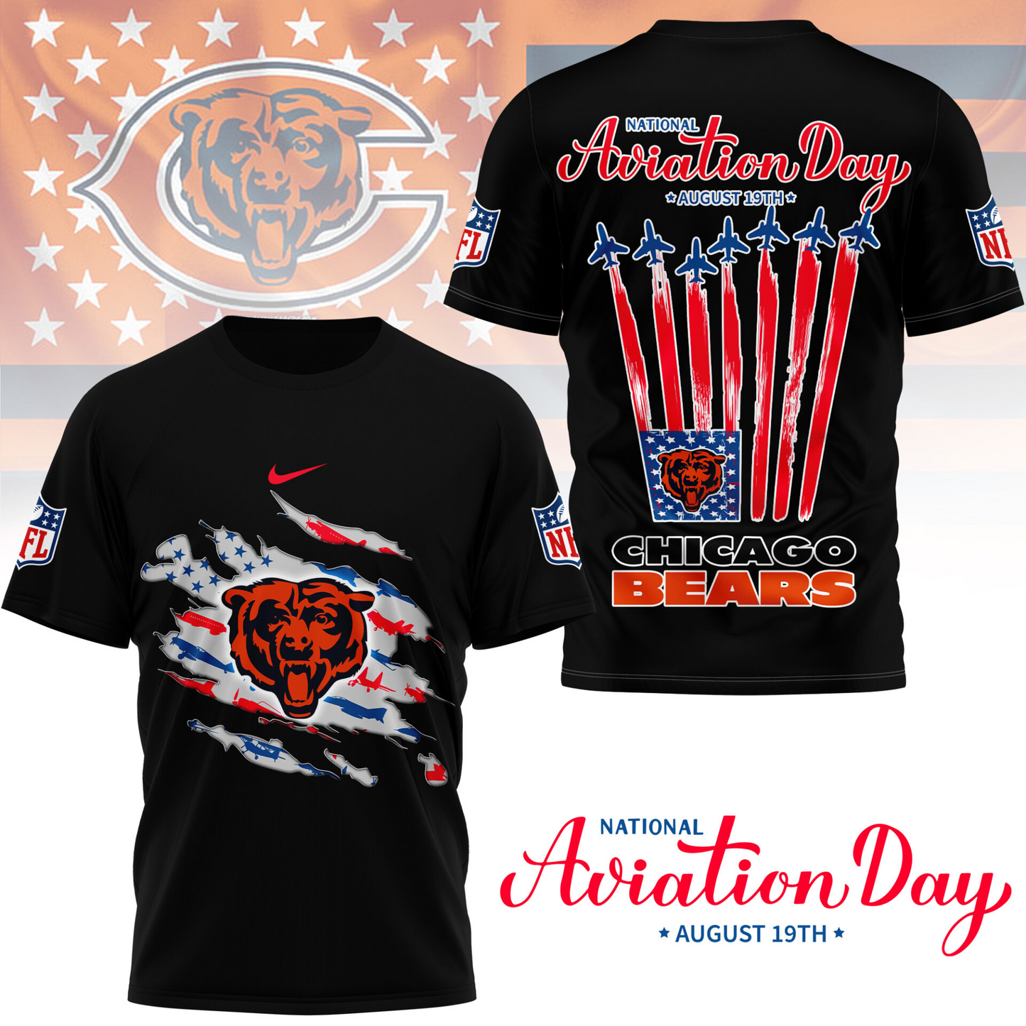 CHI Premium National Aviation Day 3D Shirt DDT TTV
