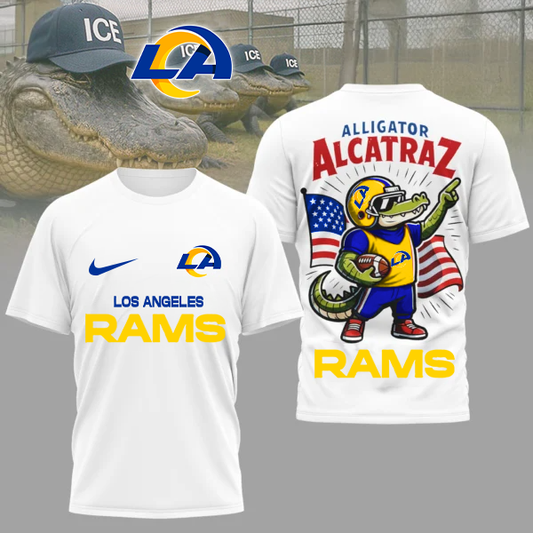 LAR Premium NFL x Alligator Alcatraz 3D Shirt DDT 220725 TTV
