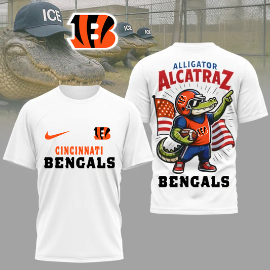 CIN Premium NFL x Alligator Alcatraz 3D Shirt DDT 220725 TTV