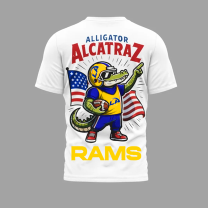 LAR Premium NFL x Alligator Alcatraz 3D Shirt DDT 220725 TTV