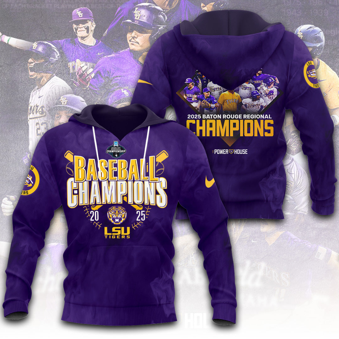 LSU Wins 2025 DI Baseball National Championship V3 Shirt DDT CTND