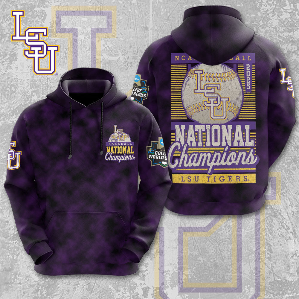 LSU Wins 2025 DI Baseball National Championship V4 Shirt DDT CTND