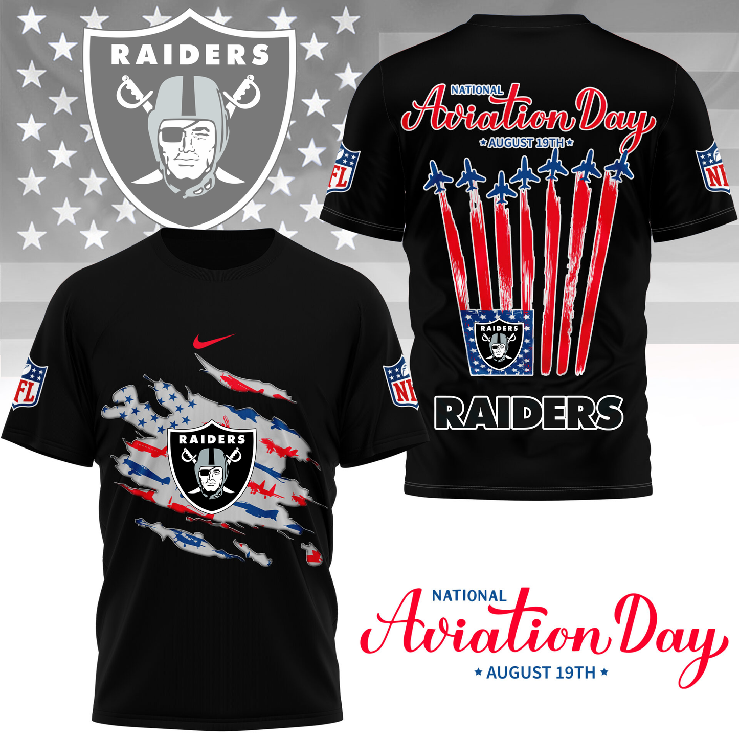LVR Premium National Aviation Day 3D Shirt DDT TTV