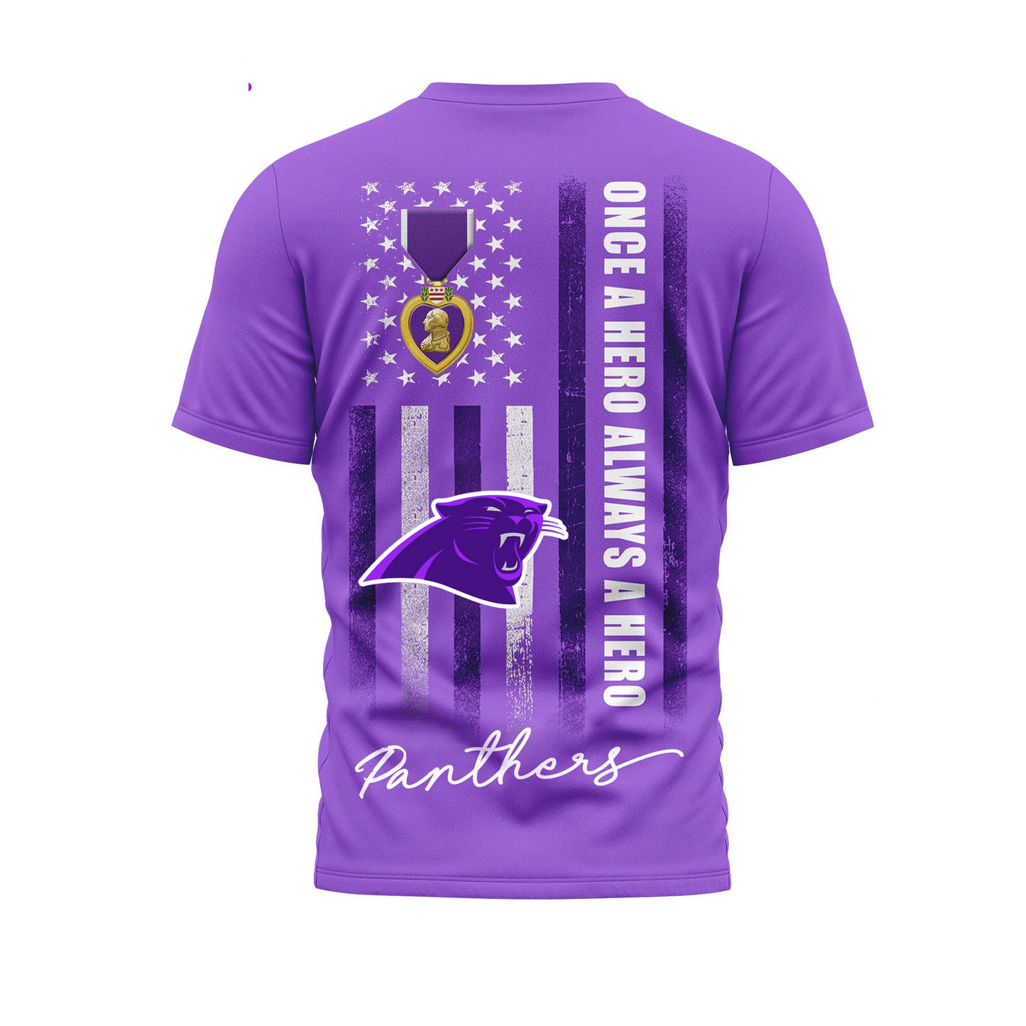 CP Premium National Purple Hear Day 3D Shirt DDT TTV