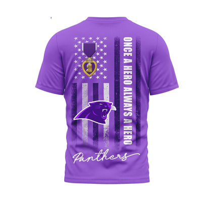CP Premium National Purple Hear Day 3D Shirt DDT TTV