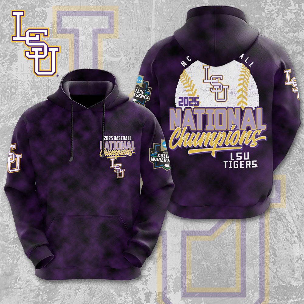 LSU Wins 2025 DI Baseball National Championship V7 Shirt DDT CTND
