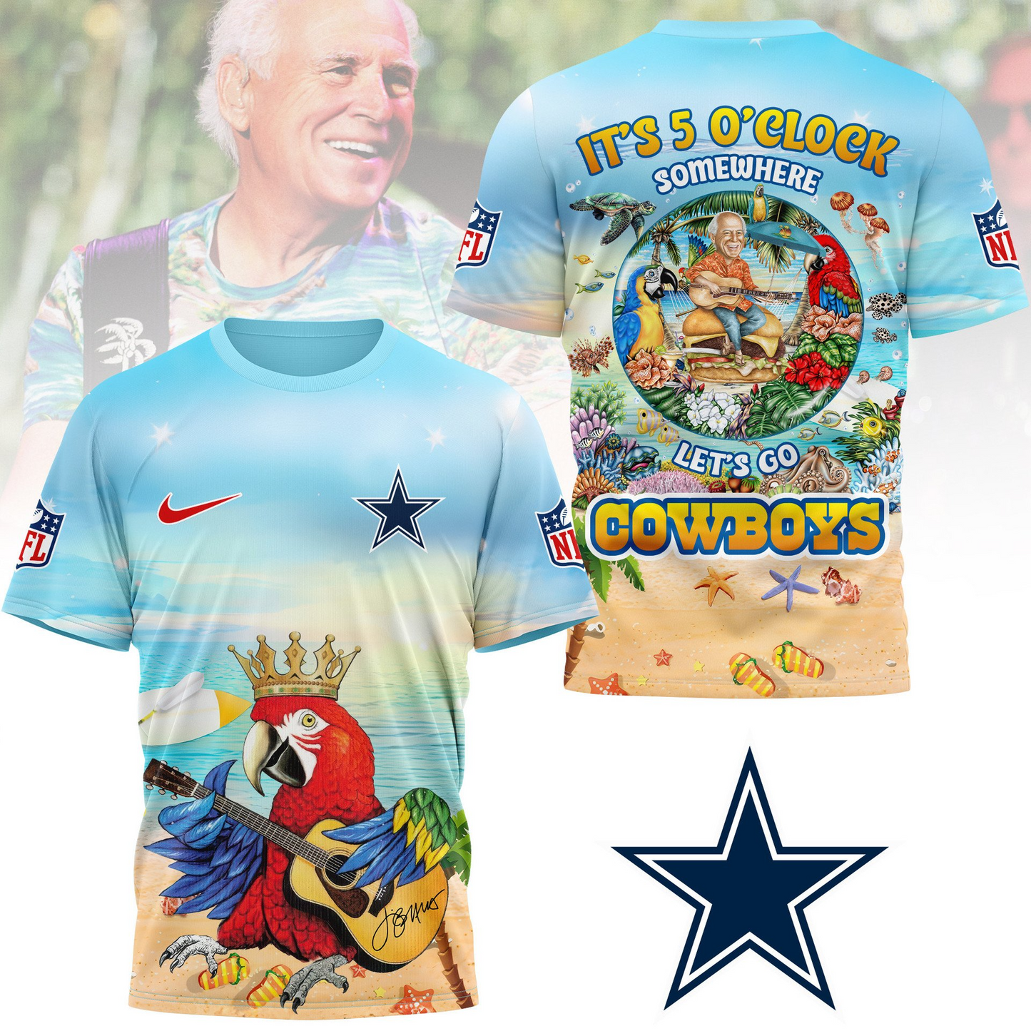 DC Premium Jimmy Buffett Style Shirt DDT CTND
