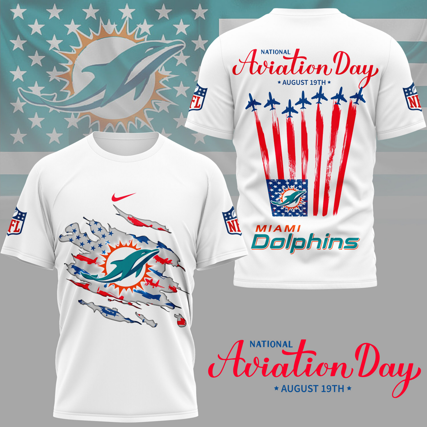 MD Premium National Aviation Day 3D Shirt DDT TTV