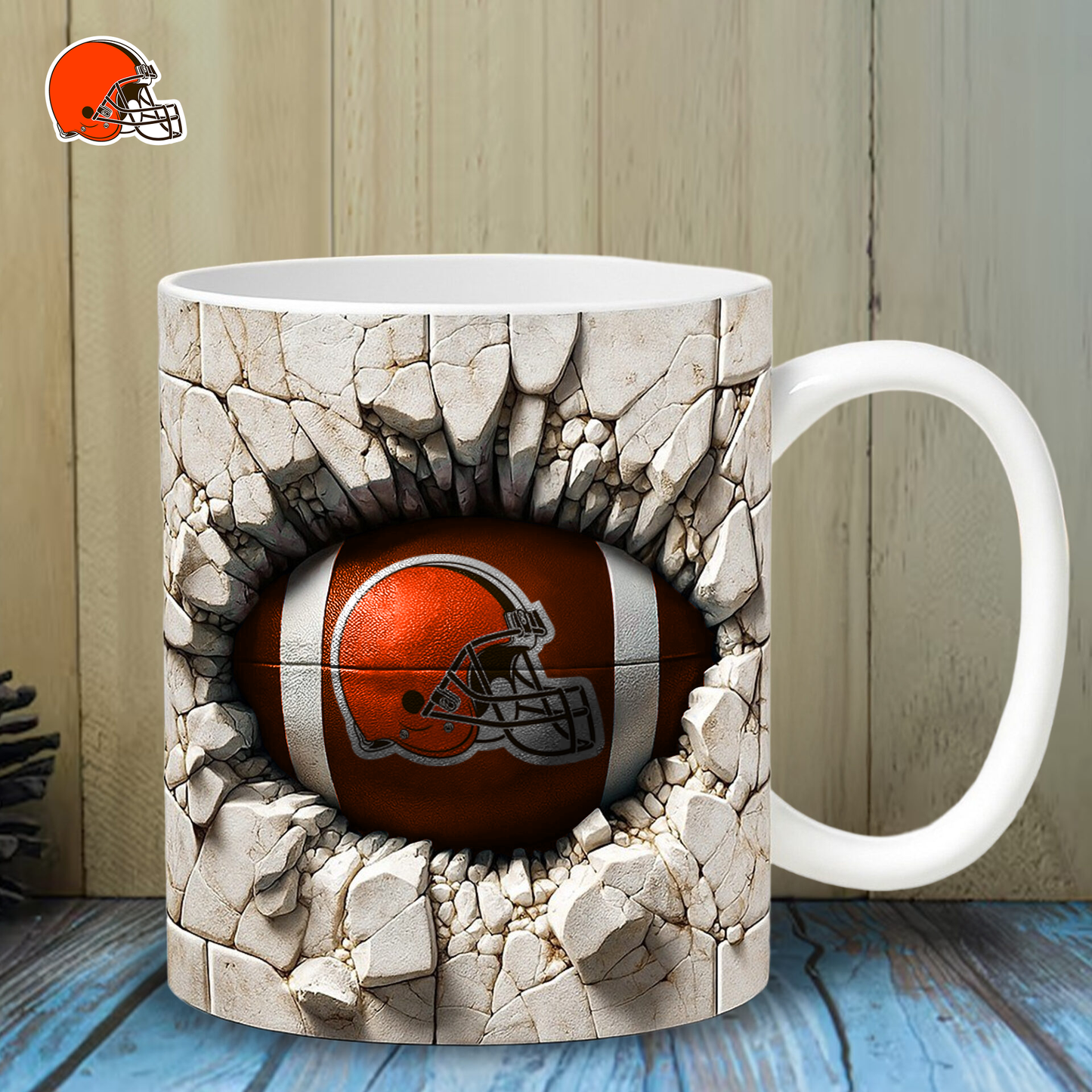 CLE Premium NFL Ceramic Mug DDT CTND