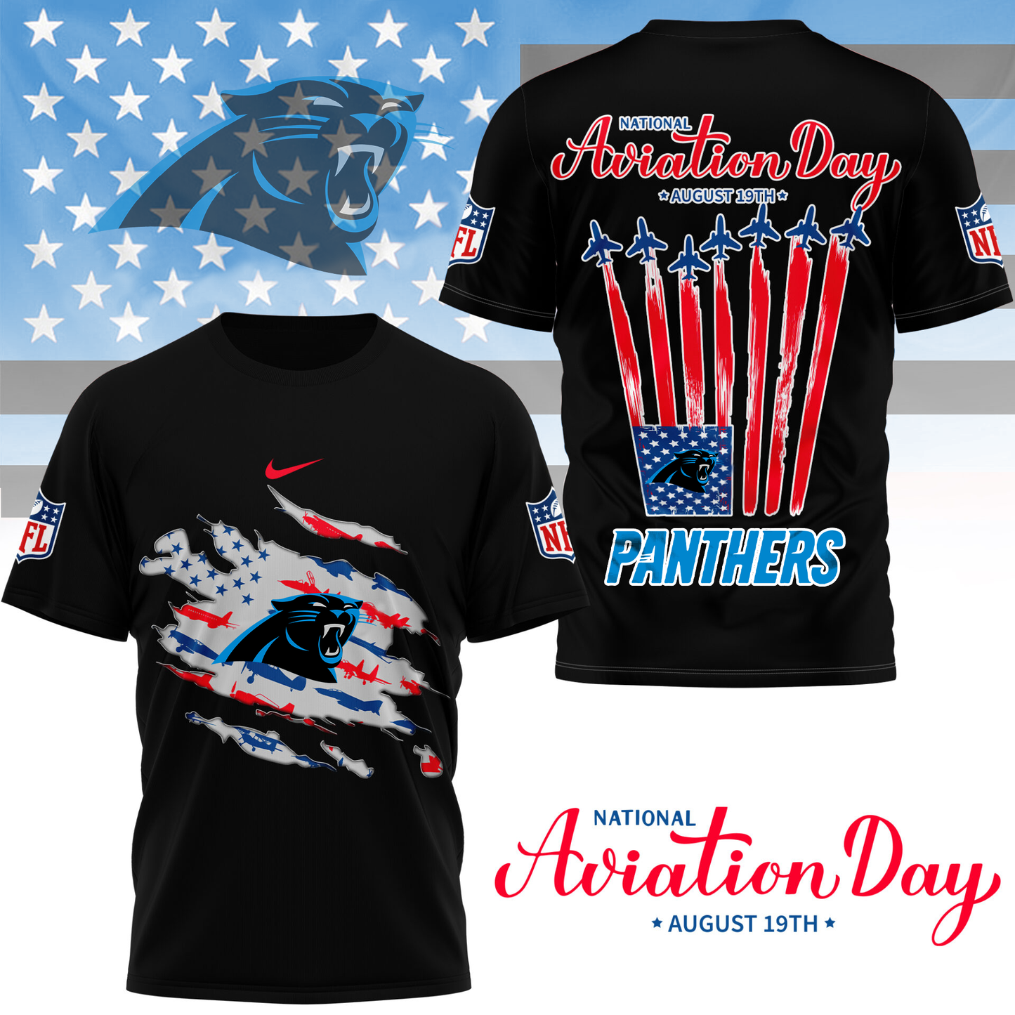 CP Premium National Aviation Day 3D Shirt DDT TTV