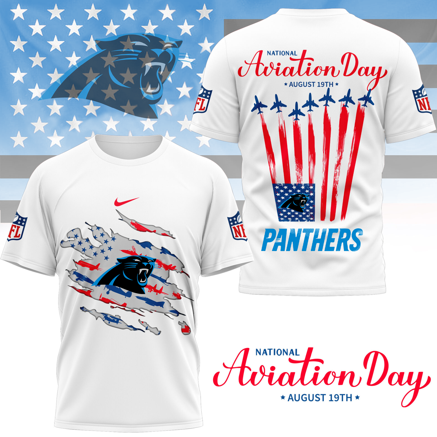 CP Premium National Aviation Day 3D Shirt DDT TTV