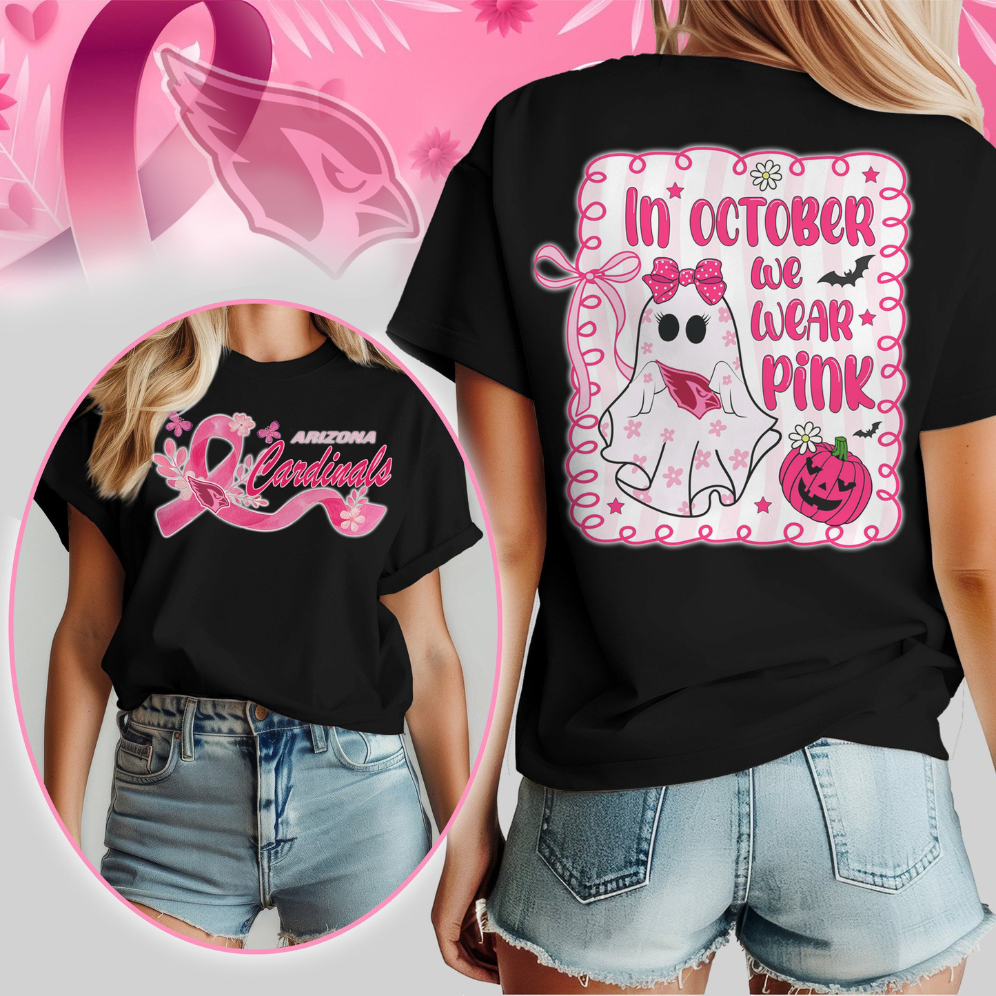 NFL AC - In October We Wear Pink Shirt DDT NTL