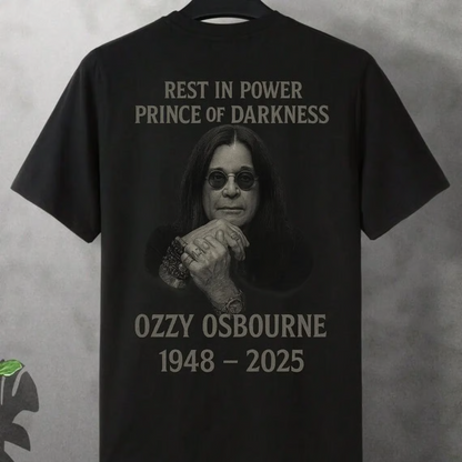 Ozzy Osbourne “In Loving Memory” 2D Shirt V1 DatND DVT