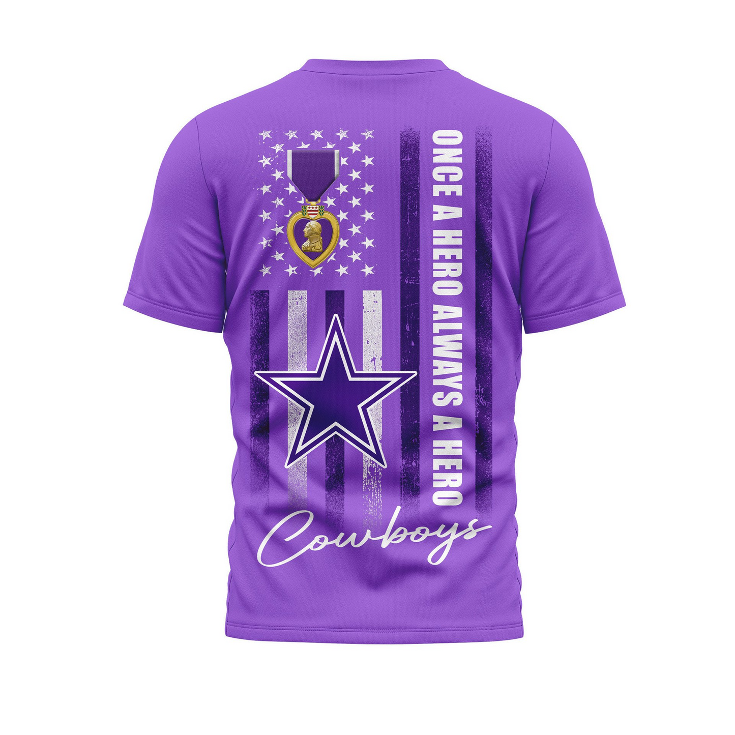 DC Premium National Purple Hear Day 3D Shirt DDT TTV