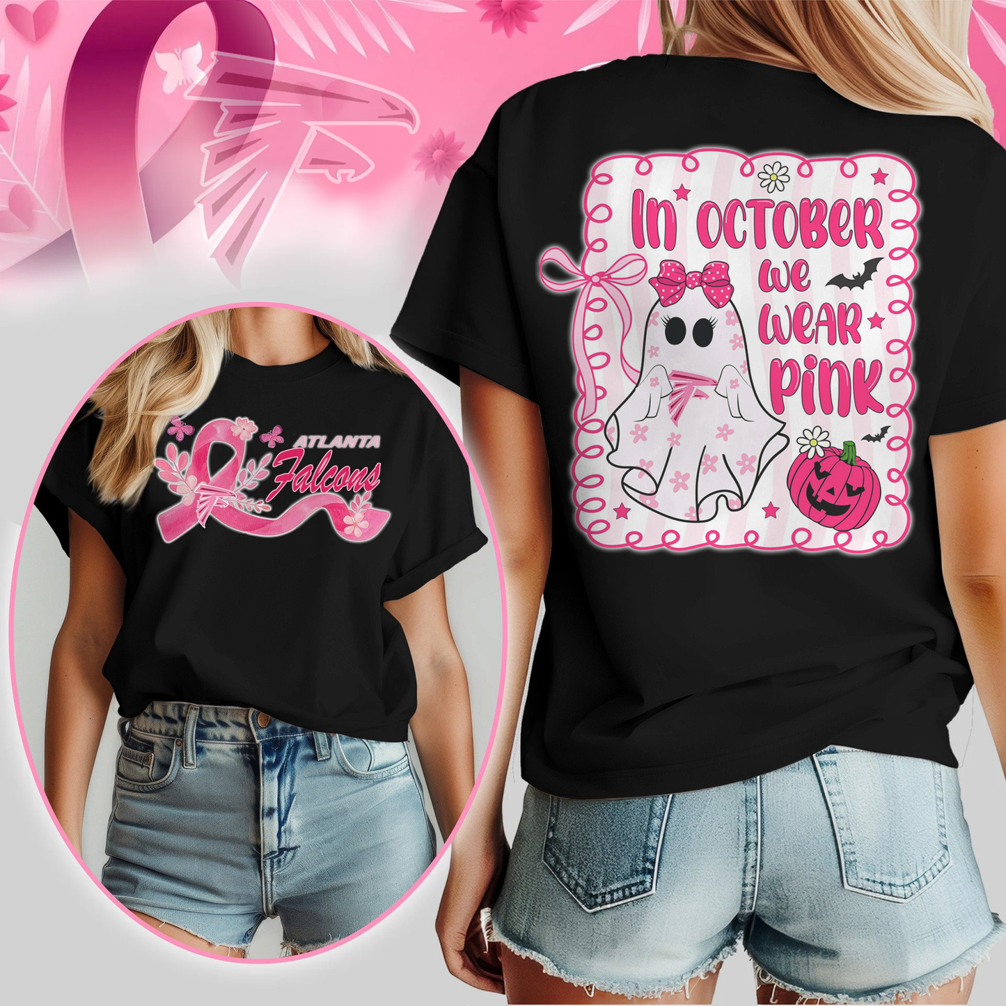 NFL AF - In October We Wear Pink Shirt DDT NTL