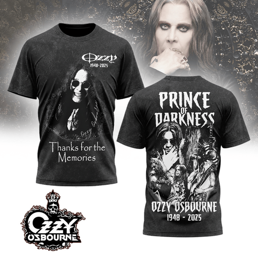 Ozzy Osbourne “In Loving Memory” 3D Shirt V1 DatND DVT
