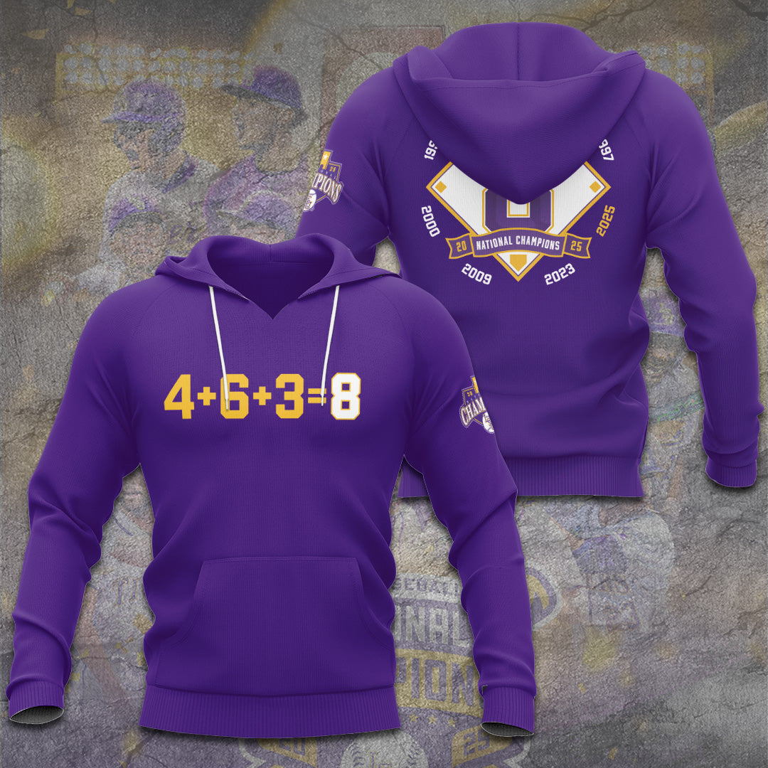 LSU Wins 2025 DI Baseball National Championship V19 Shirt DDT CTND