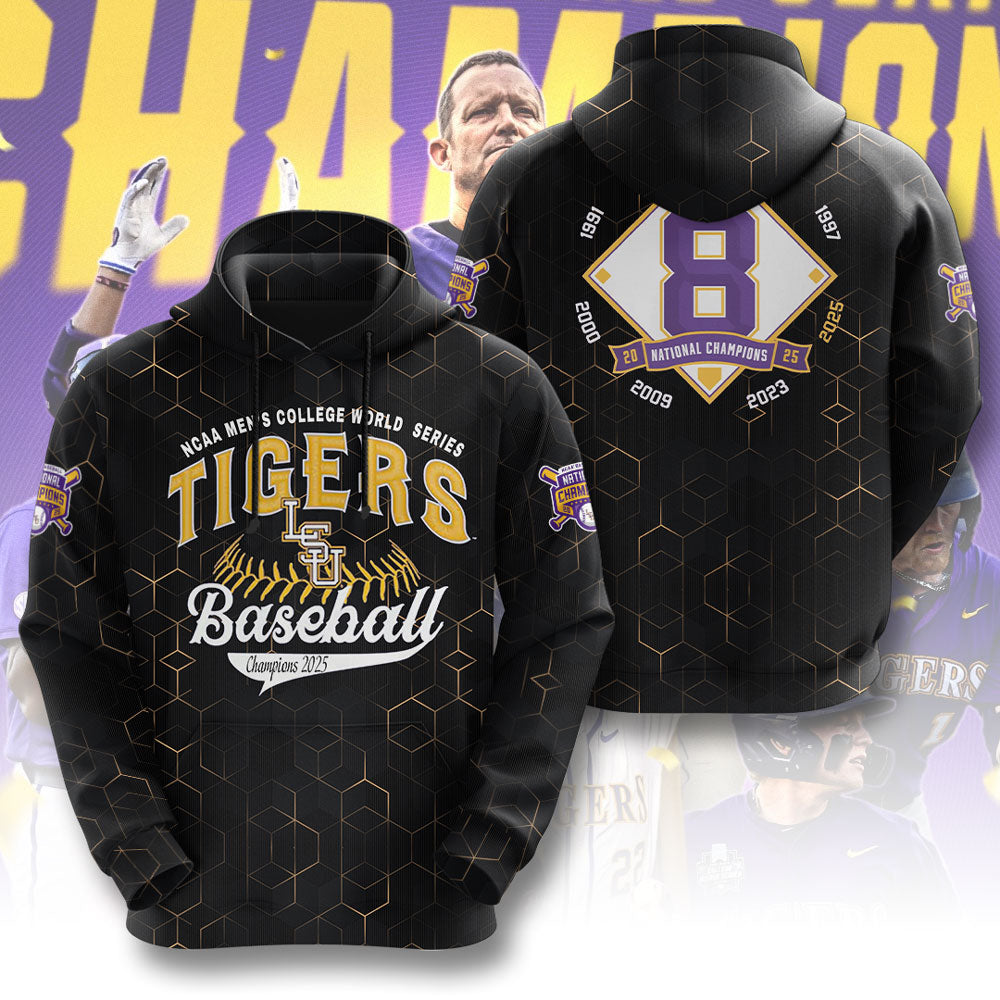 LSU Wins 2025 DI Baseball National Championship V22 Shirt DDT CTND